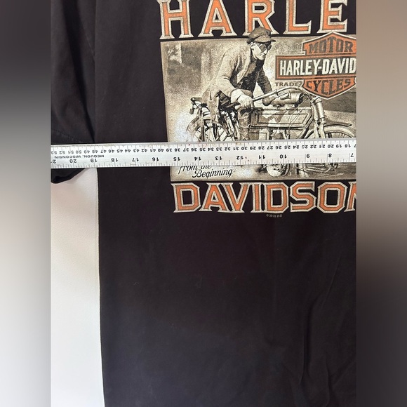 “Burning Rubber From The Beginning” Harley Davidson Tshirt Rocky’s London, ON - Picture 6 of 7